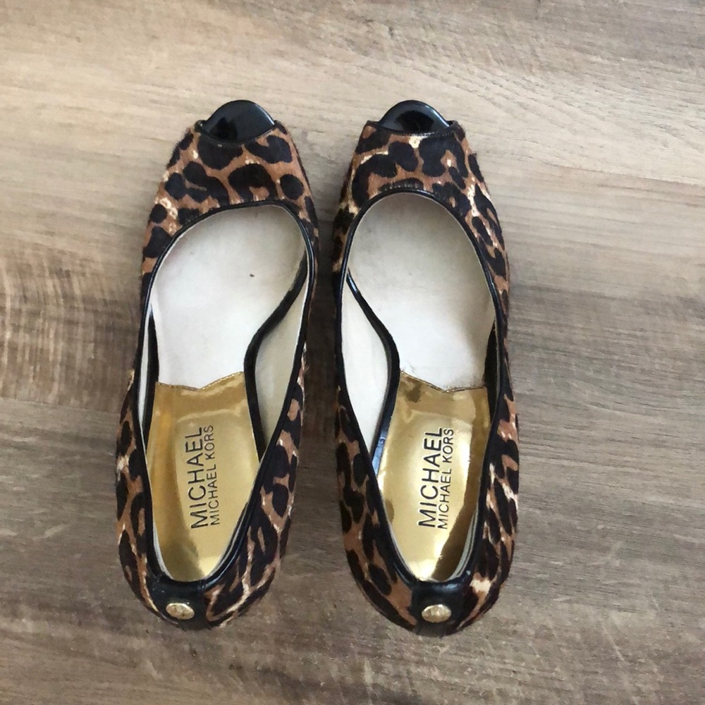 Michael Kors Cheetah/Leopard Print Heels Size 7.5